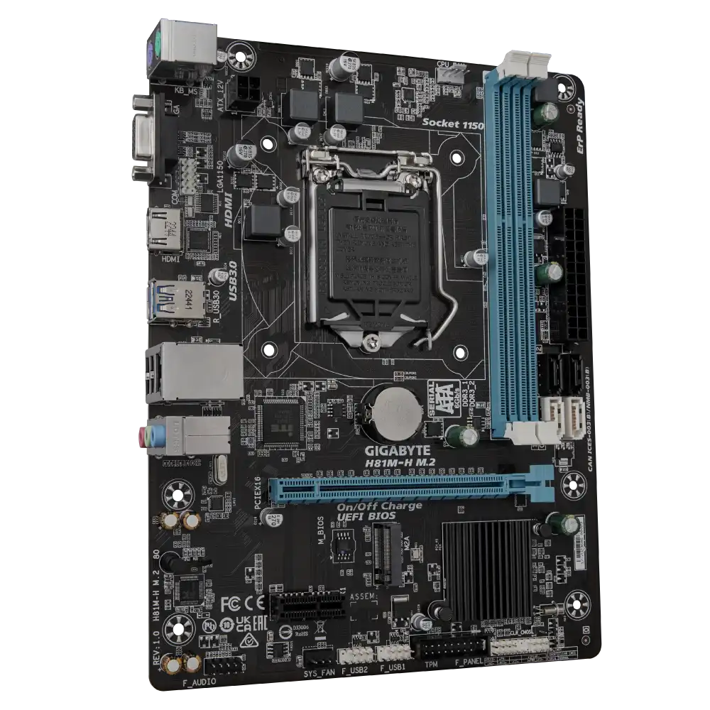 Gigabyte H81M-H M.2 Motherboard 4