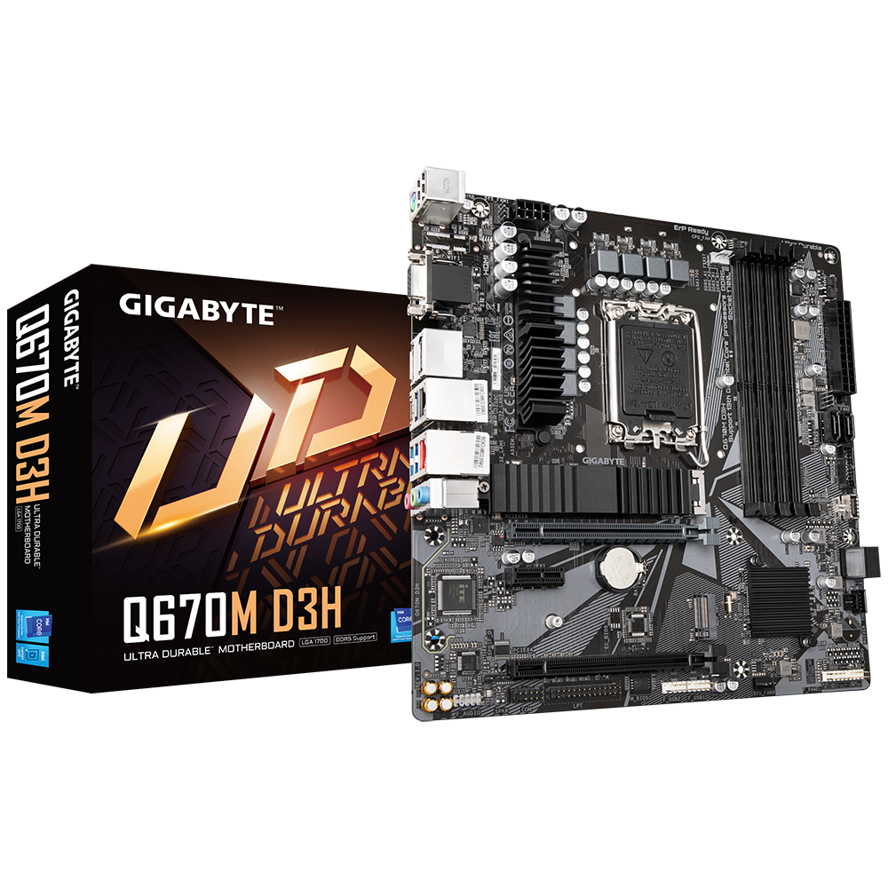 Gigabyte Q670M D3H Motherboard 1
