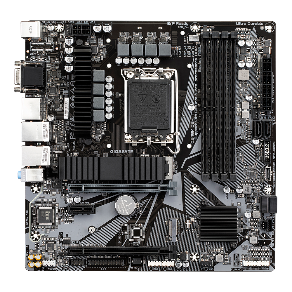 Gigabyte Q670M D3H Motherboard 5