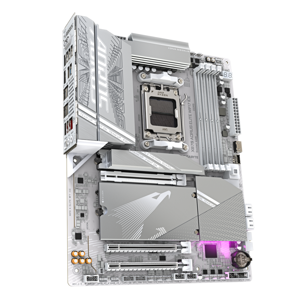 Gigabyte X870 AORUS ELITE WIFI7 ICE Motherboard 3
