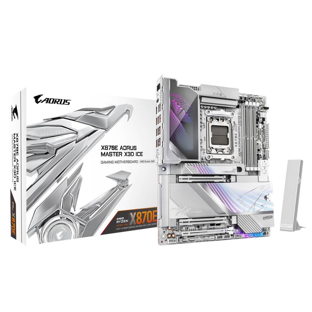 Gigabyte X870E AORUS MASTER X3D ICE Motherboard