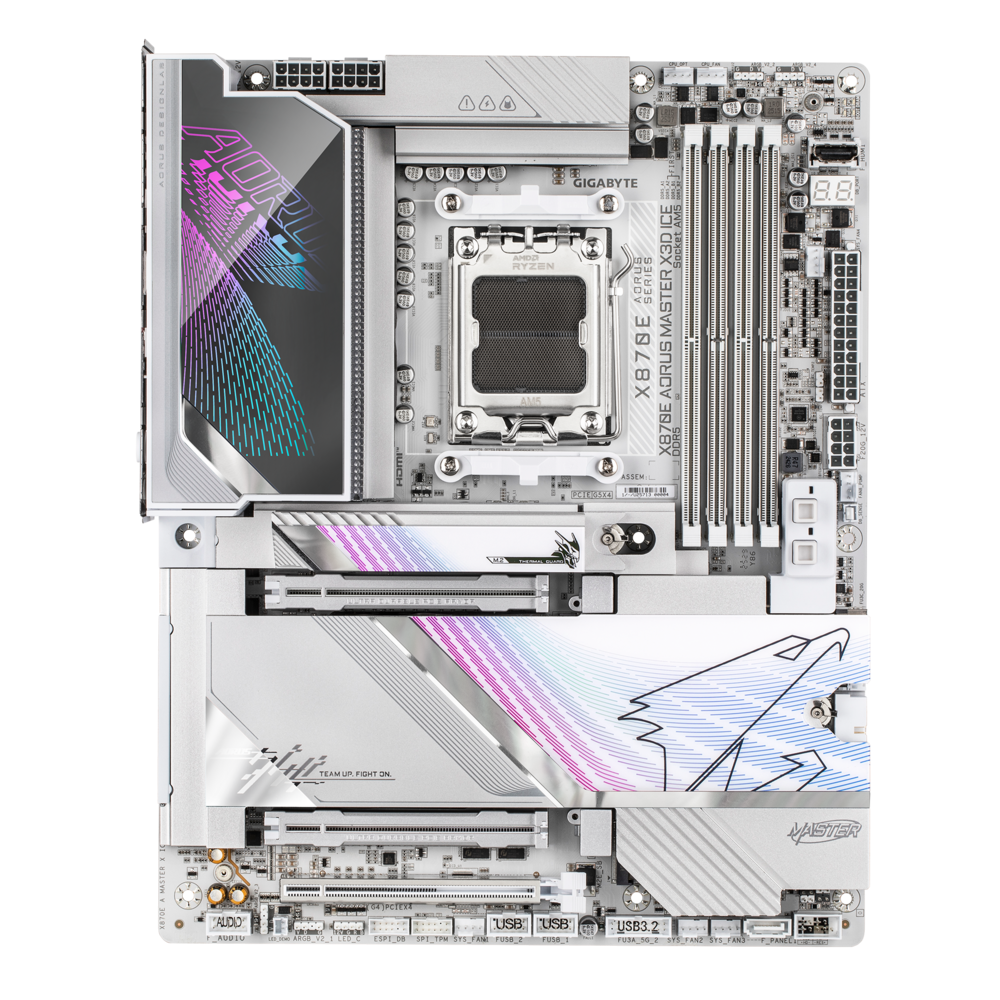 Gigabyte X870E AORUS MASTER X3D ICE Motherboard 2