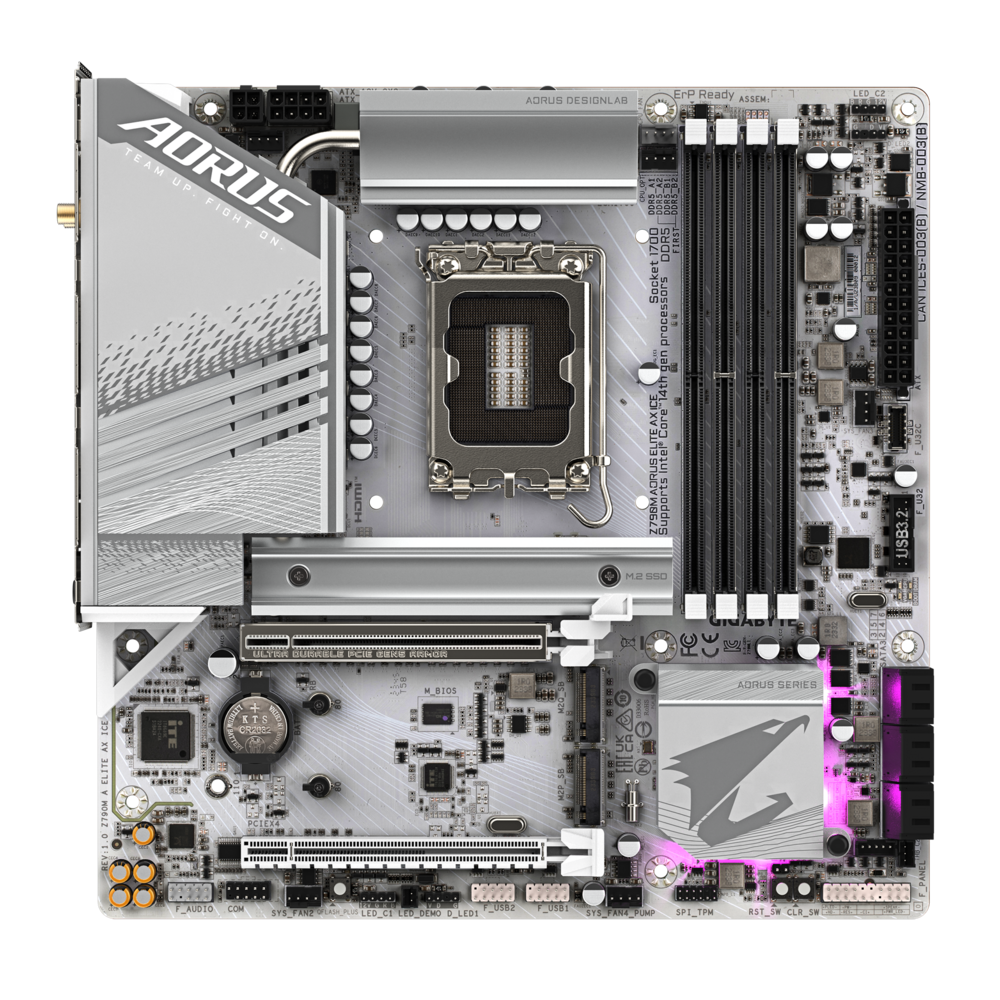 Gigabyte Z790M AORUS ELITE AX ICE Motherboard 4