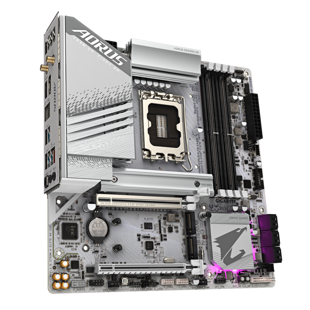 Gigabyte Z790M AORUS ELITE AX ICE Motherboard 5