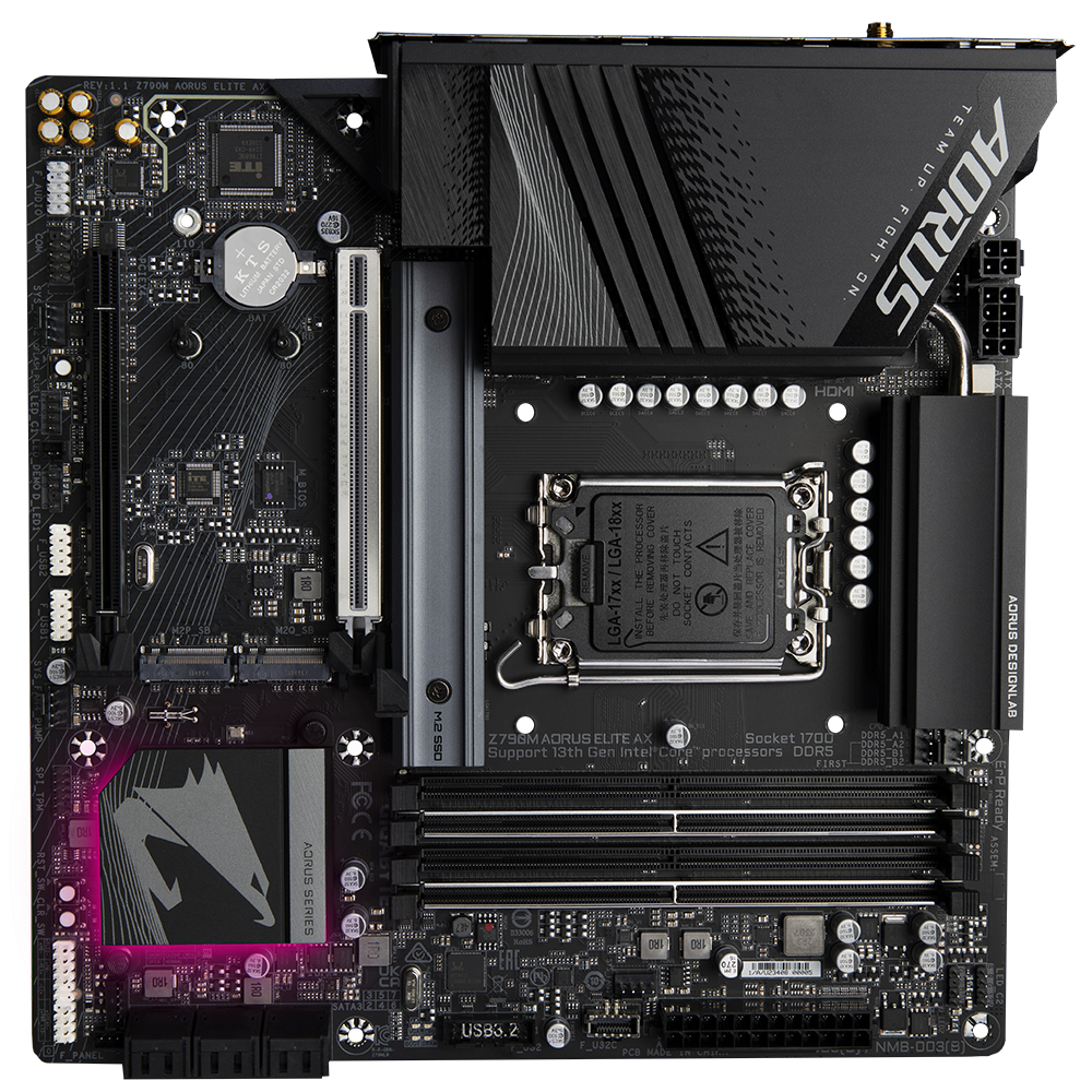 Gigabyte Z790M AORUS ELITE AX Motherboard 4
