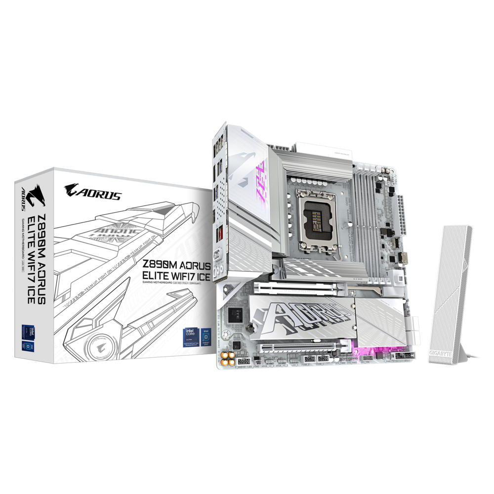 Gigabyte Z890M AORUS ELITE WIFI7 ICE Motherboard