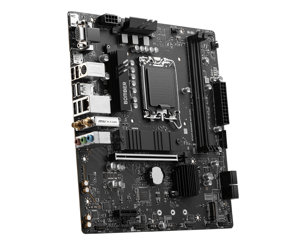 MSI B760M BOMBER WIFI DDR4 Motherboard 3