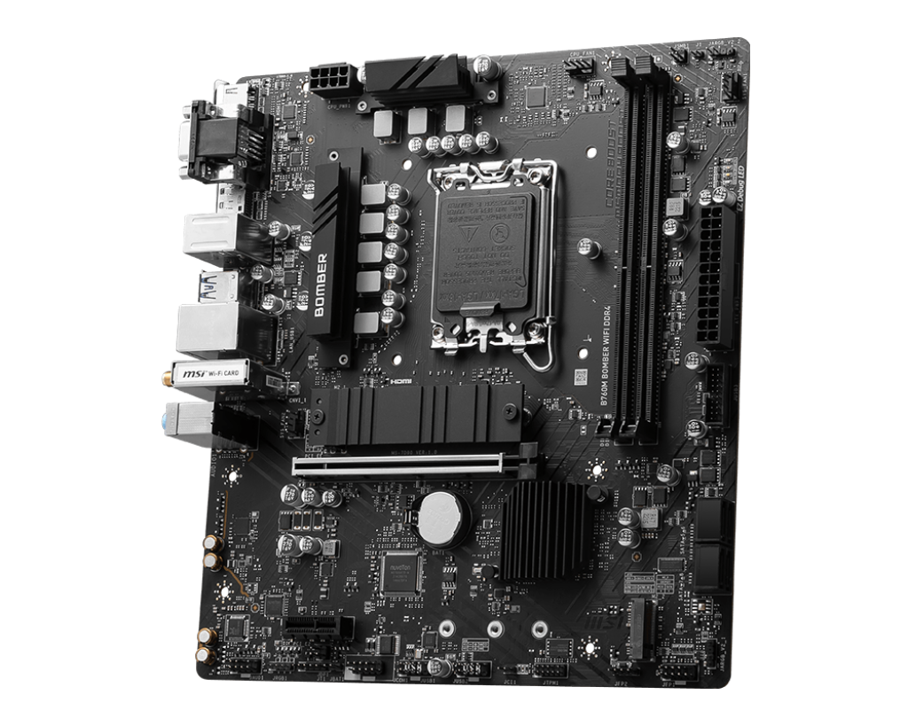 MSI B760M BOMBER WIFI DDR4 Motherboard 4