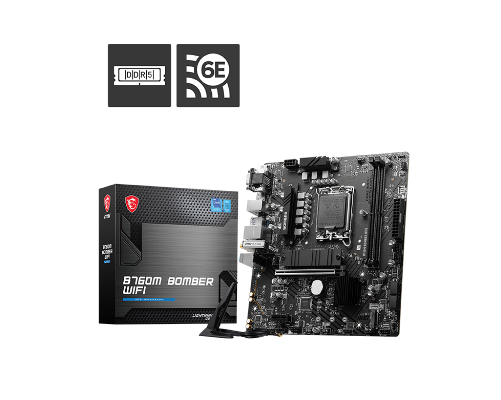 MSI B760M BOMBER WIFI Motherboard