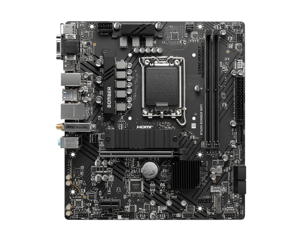MSI B760M BOMBER WIFI Motherboard 4