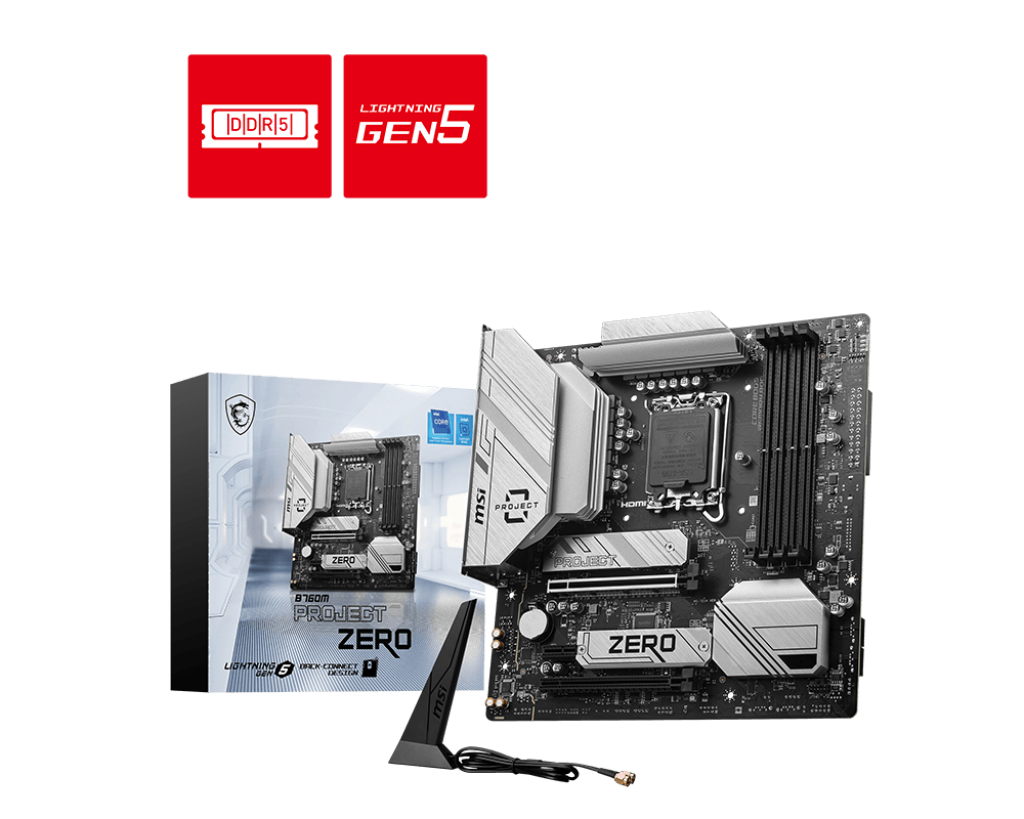 MSI B760M Project Zero Motherboard