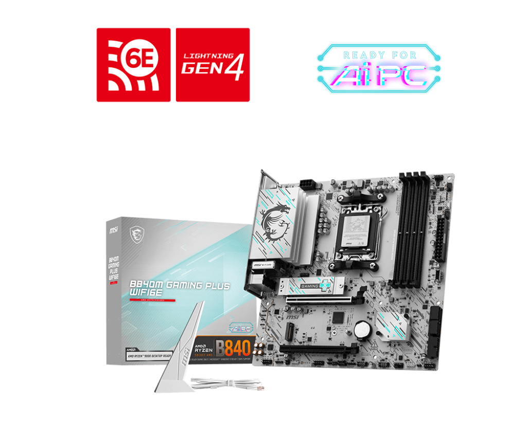 MSI B840M GAMING PLUS WIFI6E Motherboard
