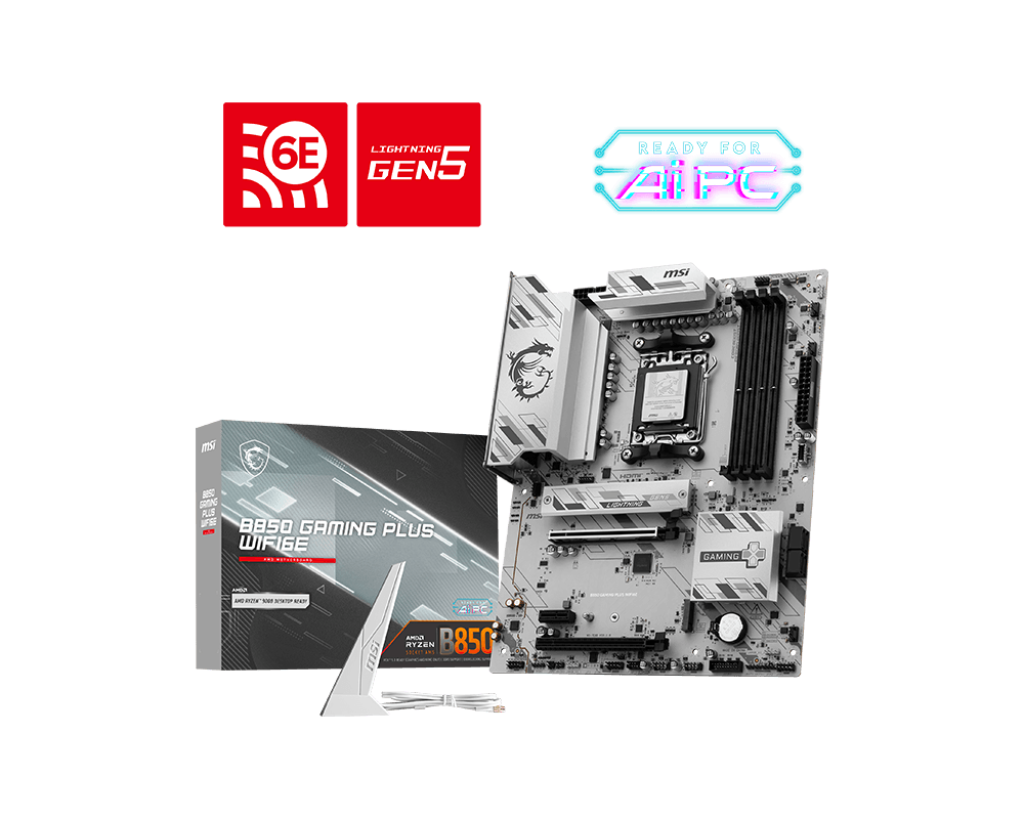 MSI B850 GAMING PLUS WIFI6E Motherboard