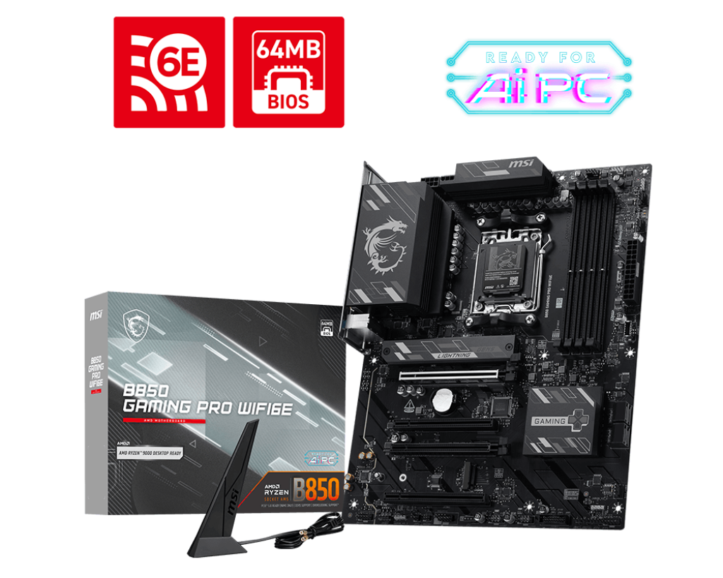 MSI B850 GAMING PRO WIFI6E Motherboard