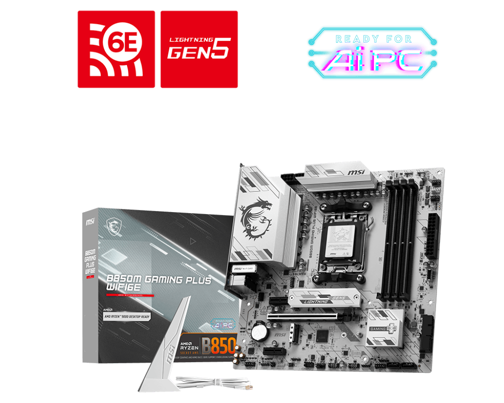 MSI B850M GAMING PLUS WIFI6E Motherboard 1
