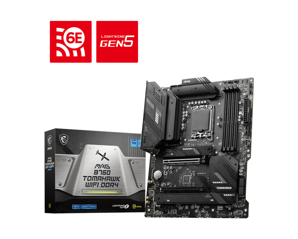 MSI MAG B760 TOMAHAWK WIFI DDR4 Motherboard
