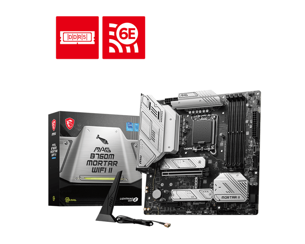 MSI MAG B760M MORTAR WIFI II Motherboard 1