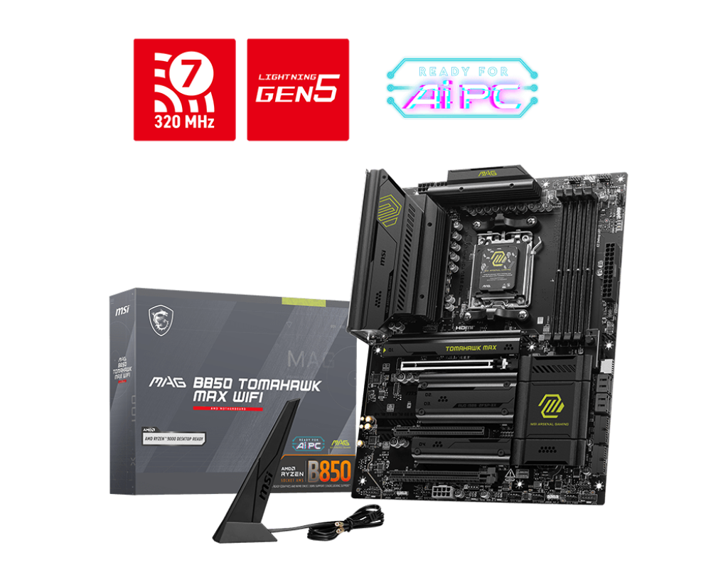 MSI MAG B850 TOMAHAWK MAX WIFI Motherboard