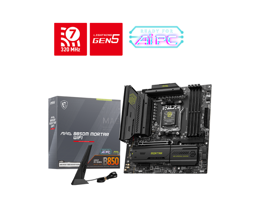 MSI MAG B850M MORTAR WIFI Motherboard