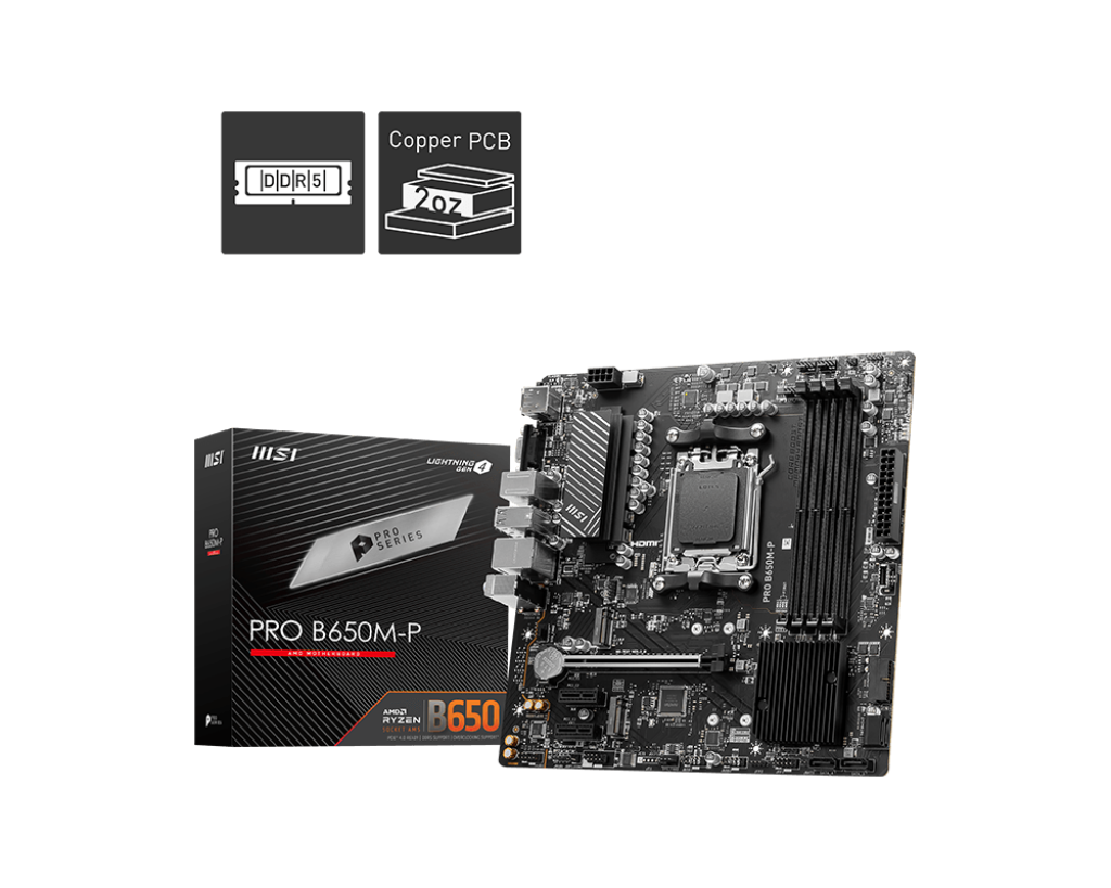 MSI PRO B650M-P Motherboard