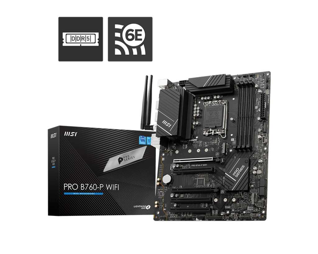 MSI PRO B760-P WIFI Motherboard