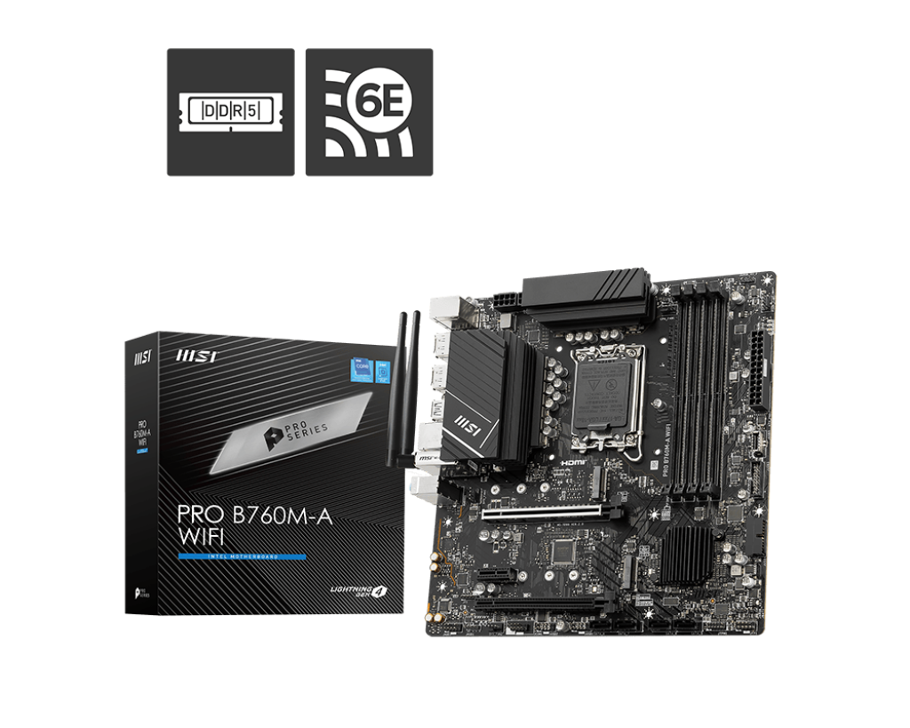 MSI PRO B760M-A WIFI Motherboard