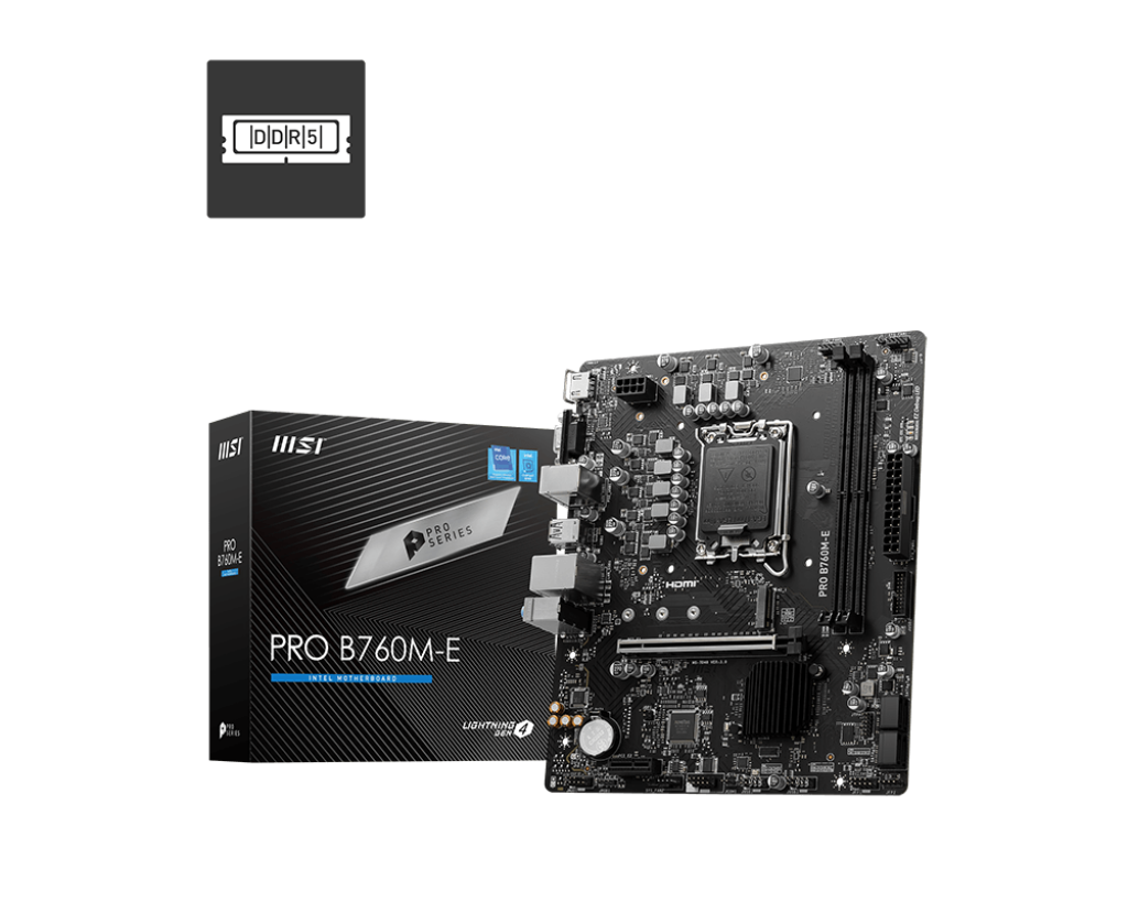 MSI PRO B760M-E Motherboard