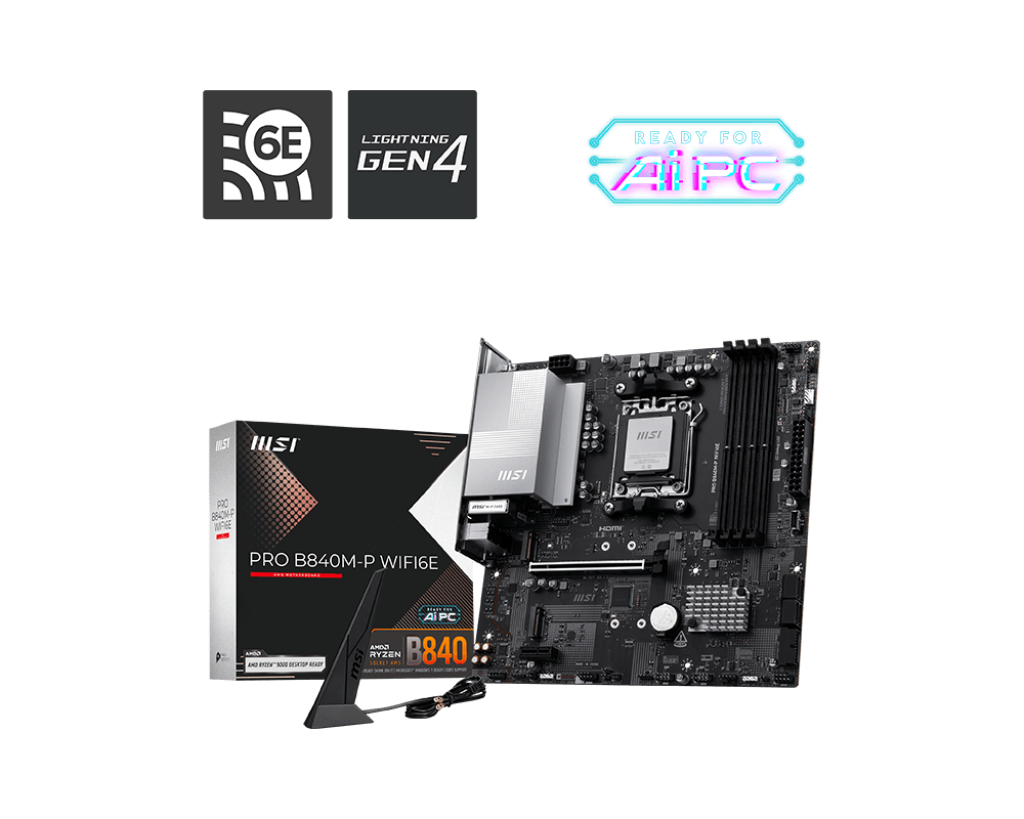MSI PRO B840M-P WIFI6E Motherboard 1