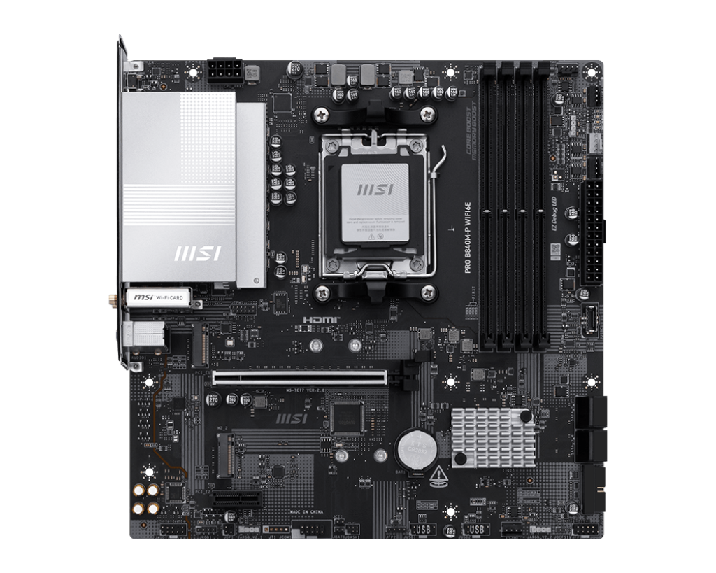 MSI PRO B840M-P WIFI6E Motherboard 2