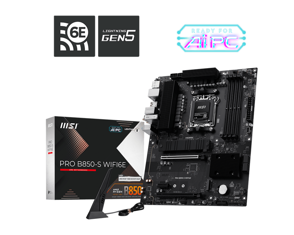 MSI PRO B850-S WIFI6E Motherboard