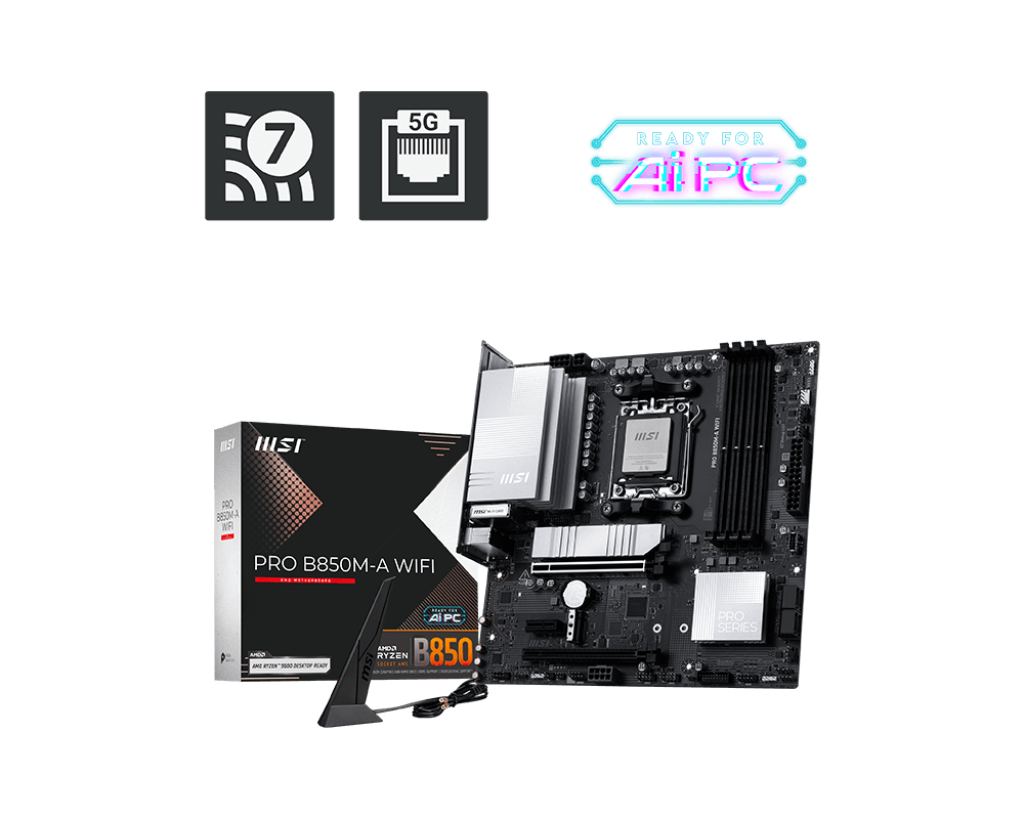 MSI PRO B850M-A WIFI Motherboard 1