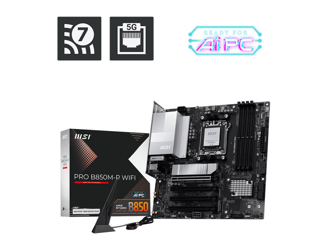 MSI PRO B850M-P WIFI Motherboard 1