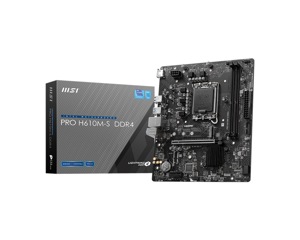 MSI PRO H610M-S DDR4 Motherboard