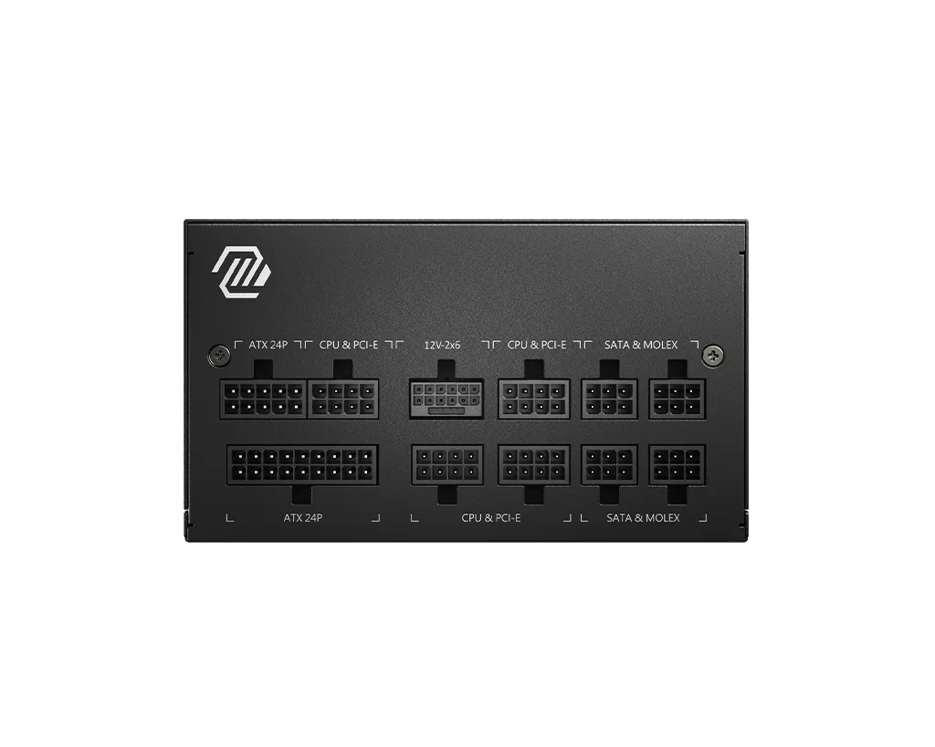 MSI MAG A850GL PCIE5 850W 80 Plus Gold Power Supply 2