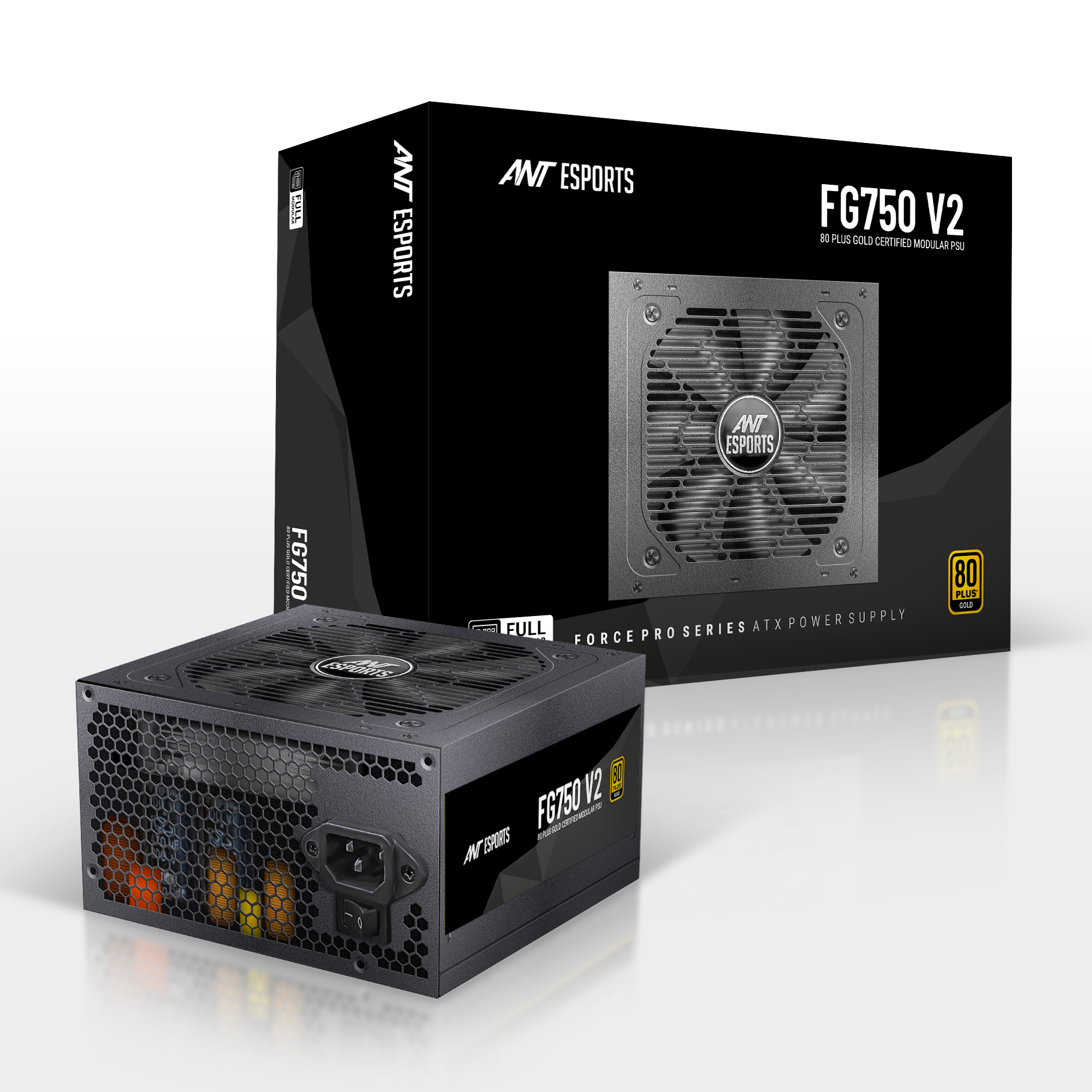 Ant Esports FG750 V2 750W 80 Plus Gold Power Supply