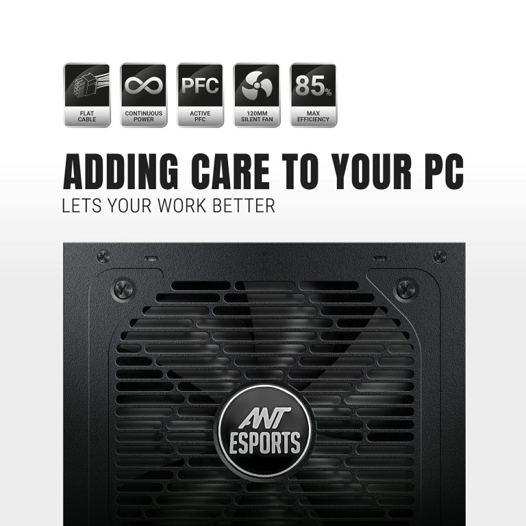 Ant Esports FG850 850W 80 Plus Gold Power Supply 4