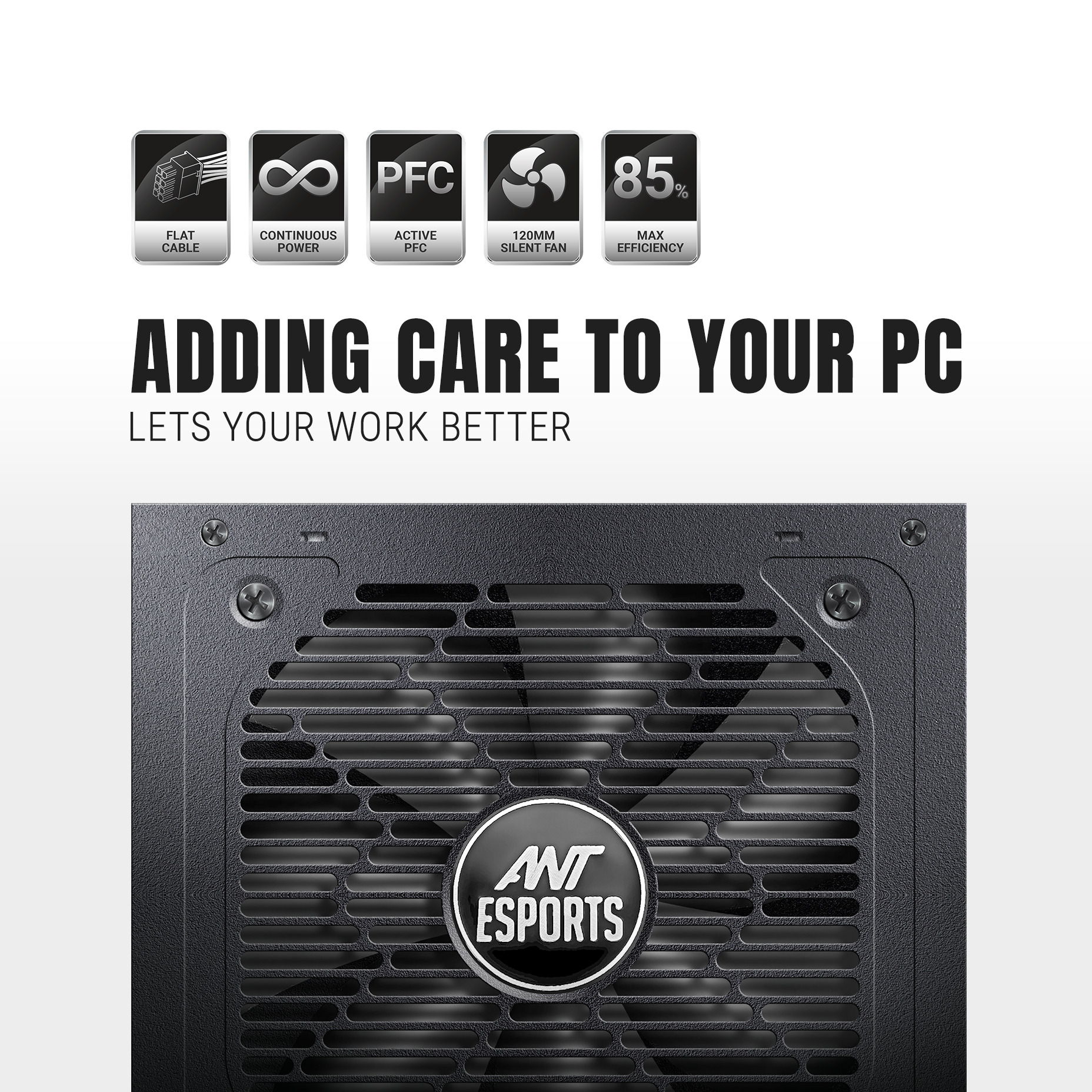 Ant Esports FG850 V2 850W 80 Plus Gold Power Supply 3