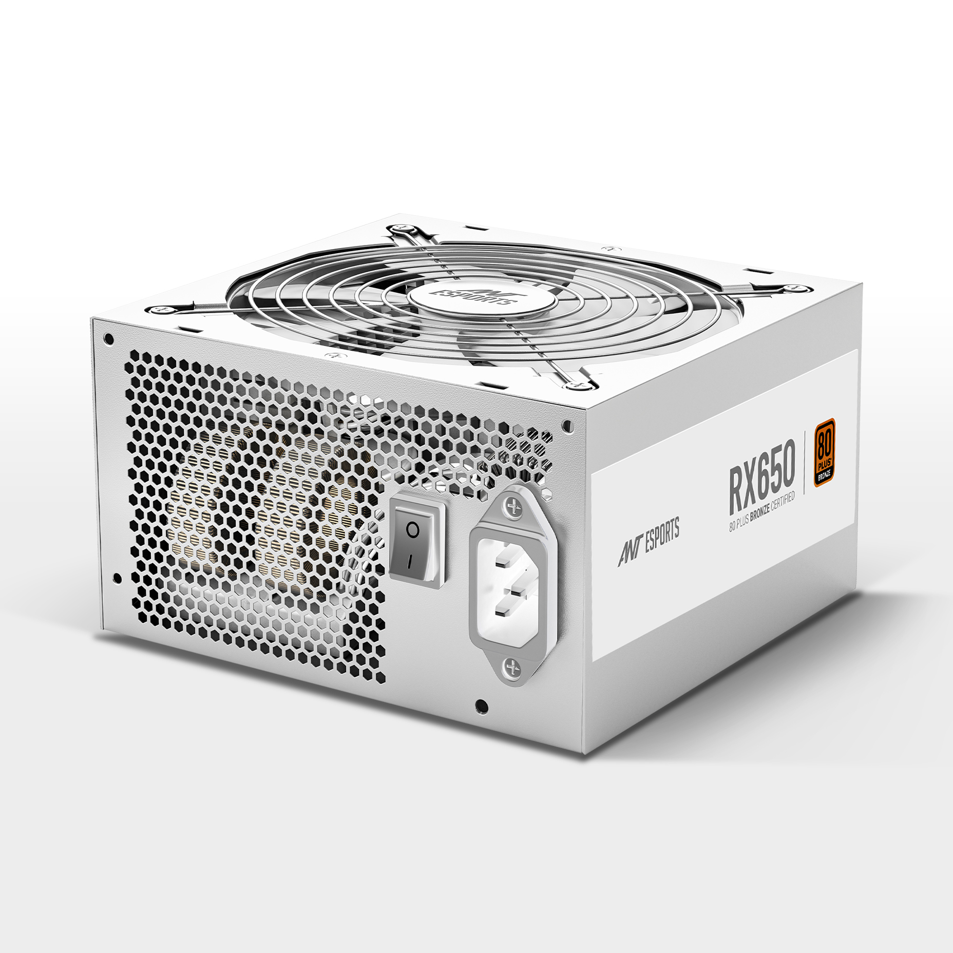 Ant Esports RX650 650W 80 Plus Bronze Power Supply - White 2