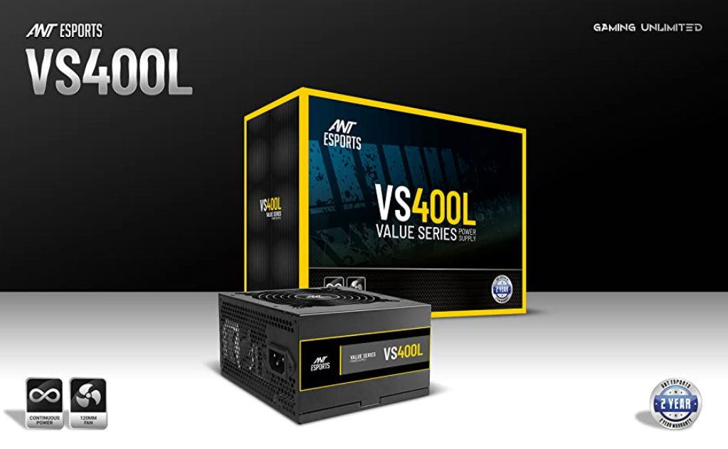 Ant Esports VS400L 400W Power Supply