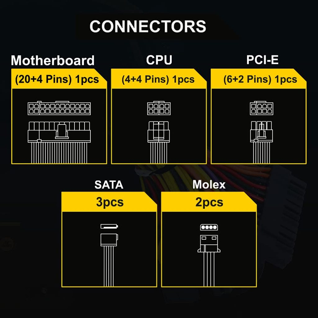 Ant Esports VS500L 500W Power Supply 5