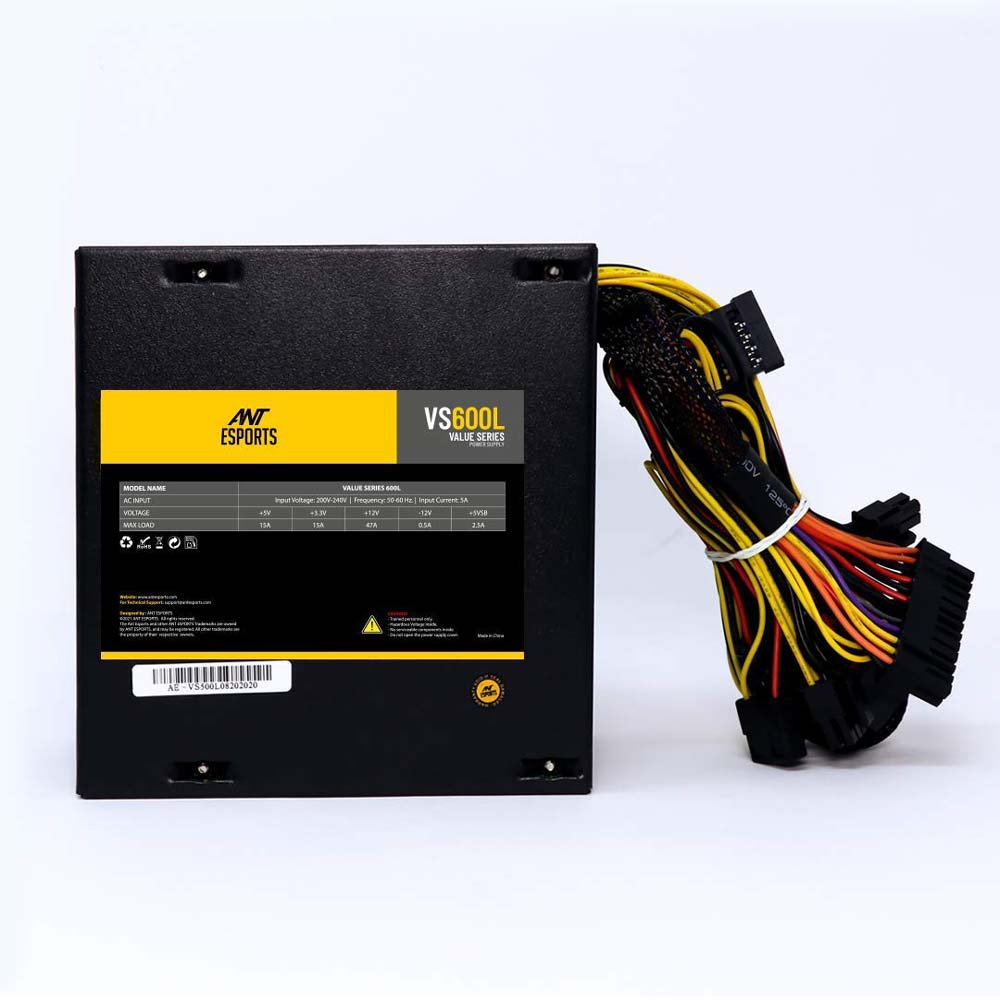 Ant Esports VS600L 600W Power Supply 4
