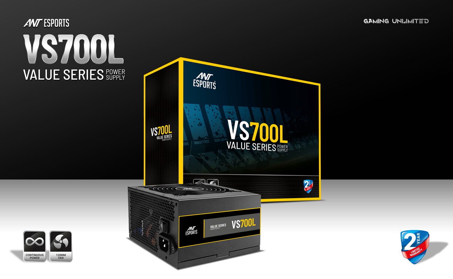 Ant Esports VS700L 700W Power Supply