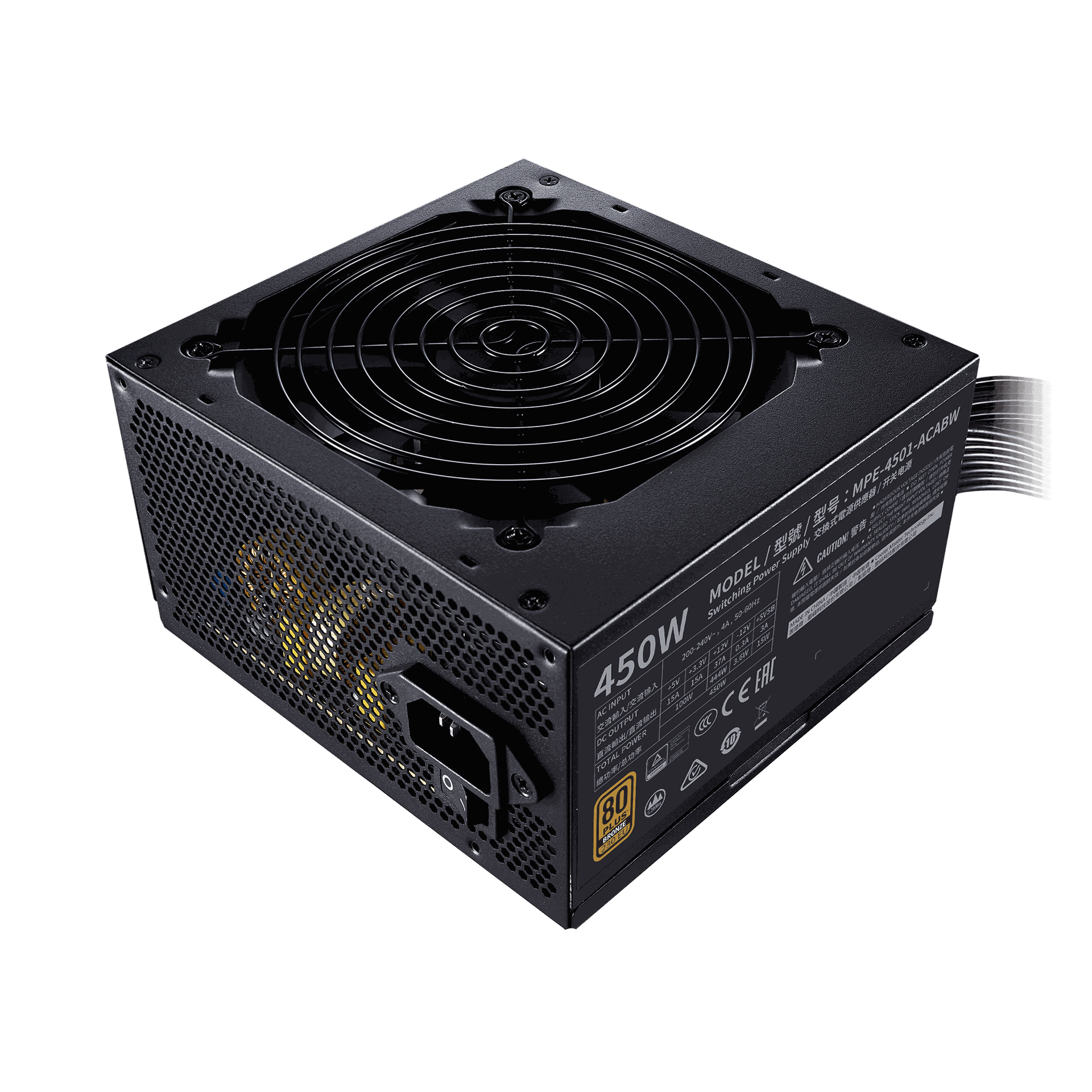 Cooler Master MWE 450W V2 80 Plus Bronze Power Supply 2