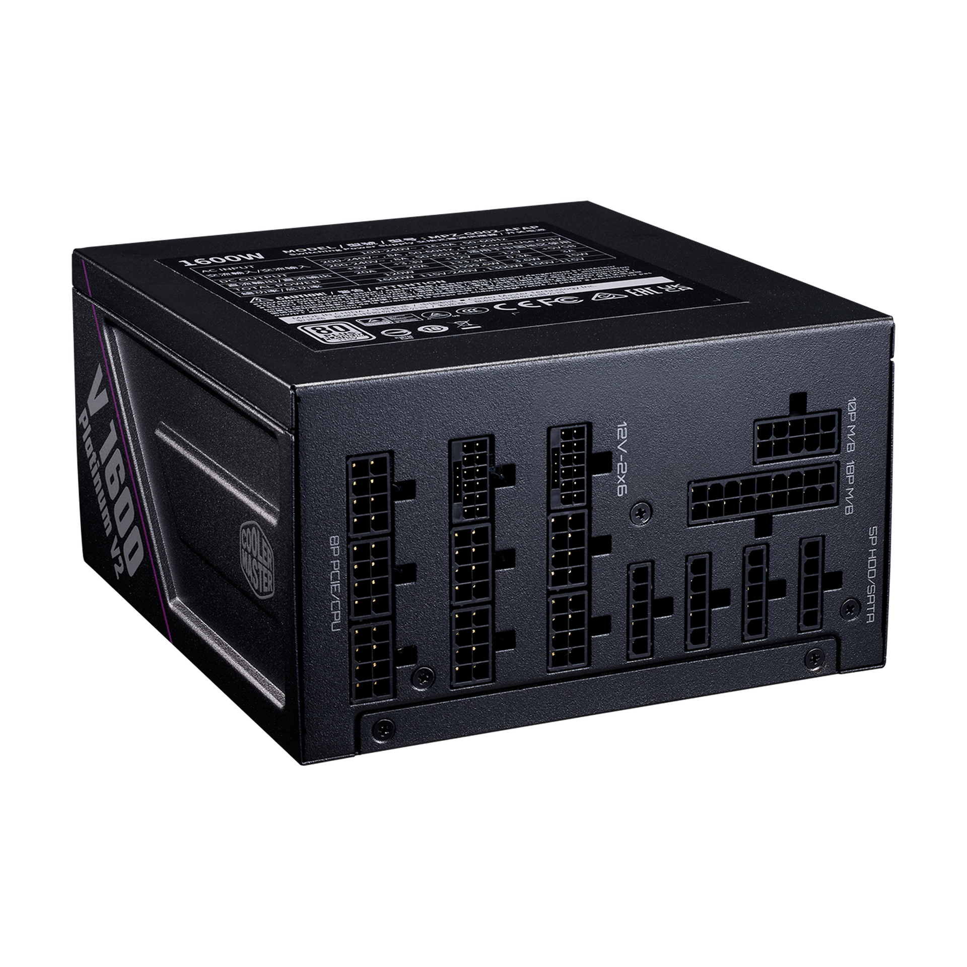 Cooler Master V 1600W V2 80 Plus Platinum Power Supply 2