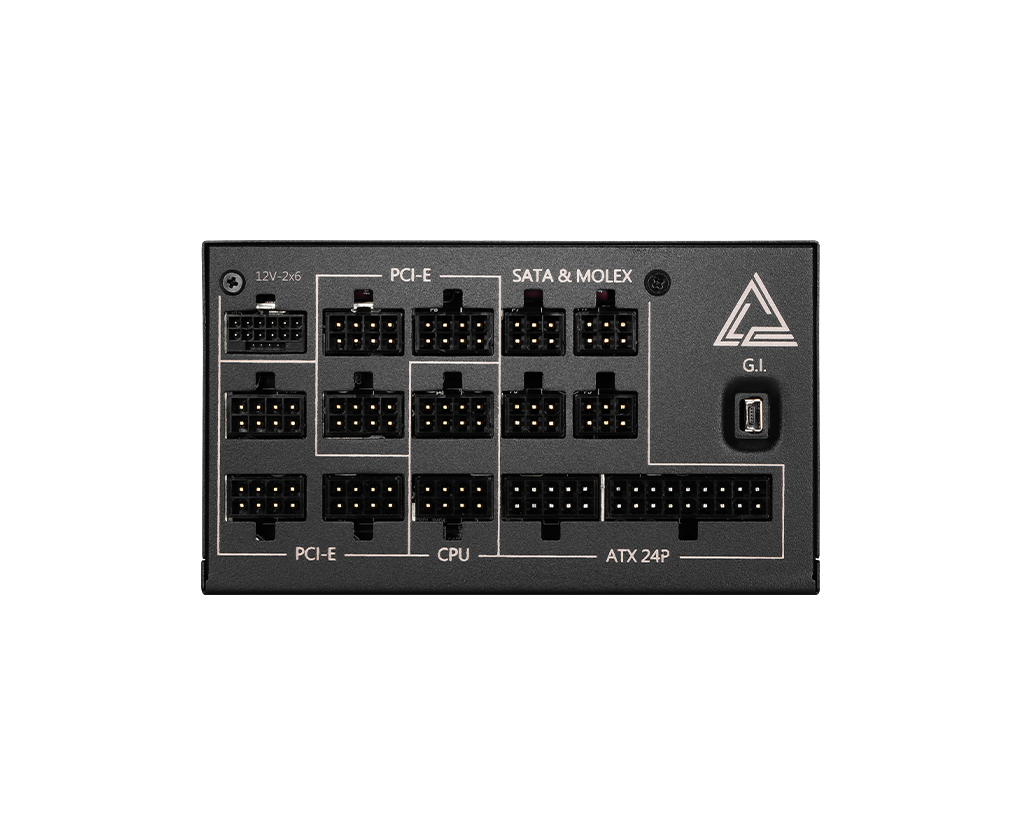 MSI MEG Ai1300P PCIE5 1300W 80 Plus Platinum Power Supply 2