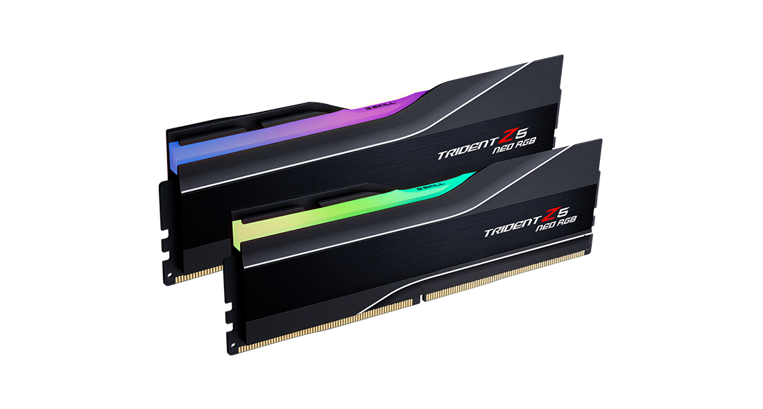 G.Skill Trident Z5 Neo RGB 64GB (2x32GB) DDR5 6000MHz CL30-40-40-96 1.40V AMD EXPO RAM 2
