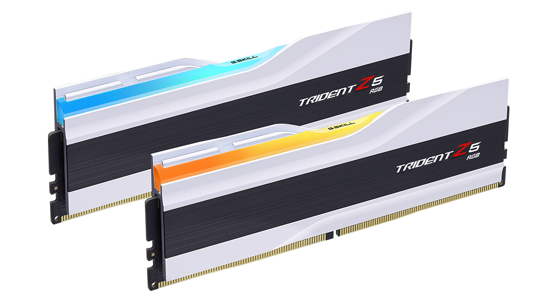 G.Skill Trident Z5 RGB 32GB (2x16GB) DDR5 6000MHz CL36-36-36-96 1.35V Intel XMP / AMD EXPO RAM - White 2