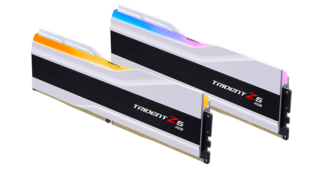 G.Skill Trident Z5 RGB 32GB (2x16GB) DDR5 6000MHz CL36-36-36-96 1.35V Intel XMP / AMD EXPO RAM - White 3