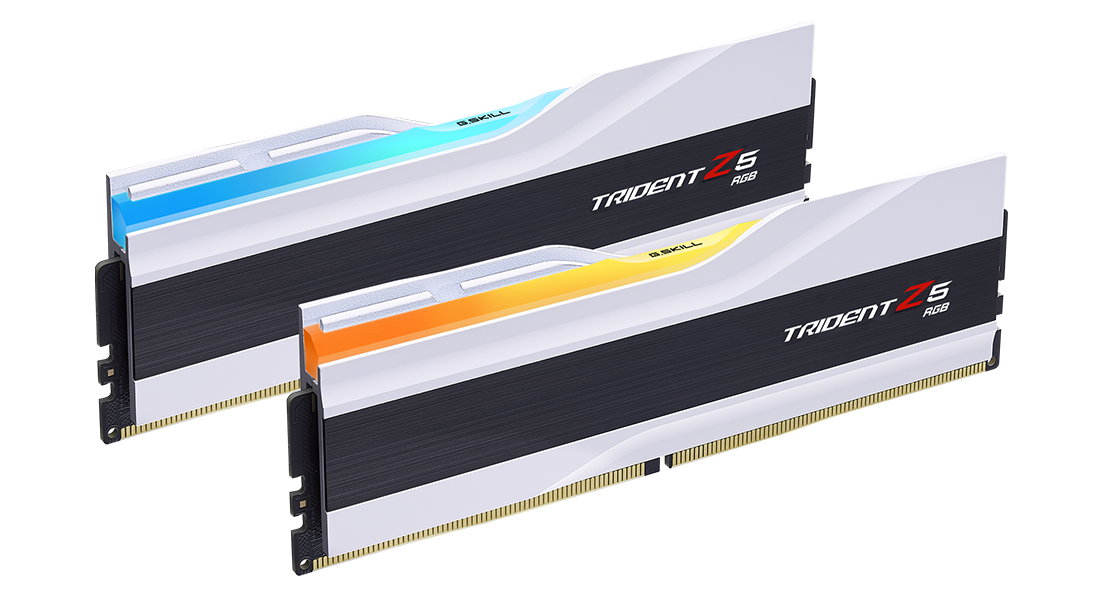 G.Skill Trident Z5 RGB 64GB (2x32GB) DDR5 6000MHz CL30-40-40-96 1.40V Intel XMP RAM - White 2