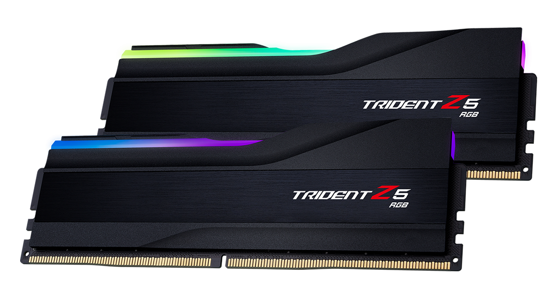 G.Skill Trident Z5 RGB 64GB (2x32GB) DDR5 6000MHz CL30-40-40-96 1.40V Intel XMP RAM 4